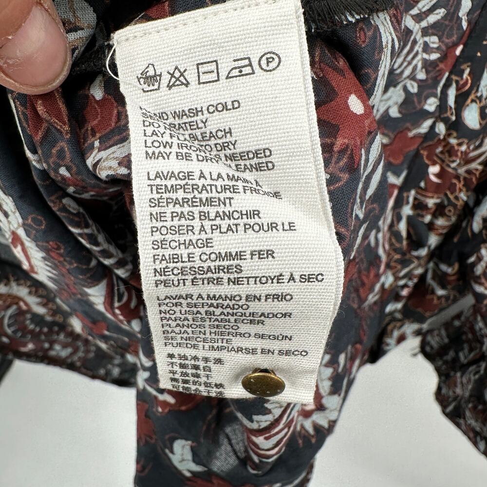 CLEOBELLA NWT Evereve Jillian Organic Cotton Long Sleeve Blouse // XS - Picture 13 of 14